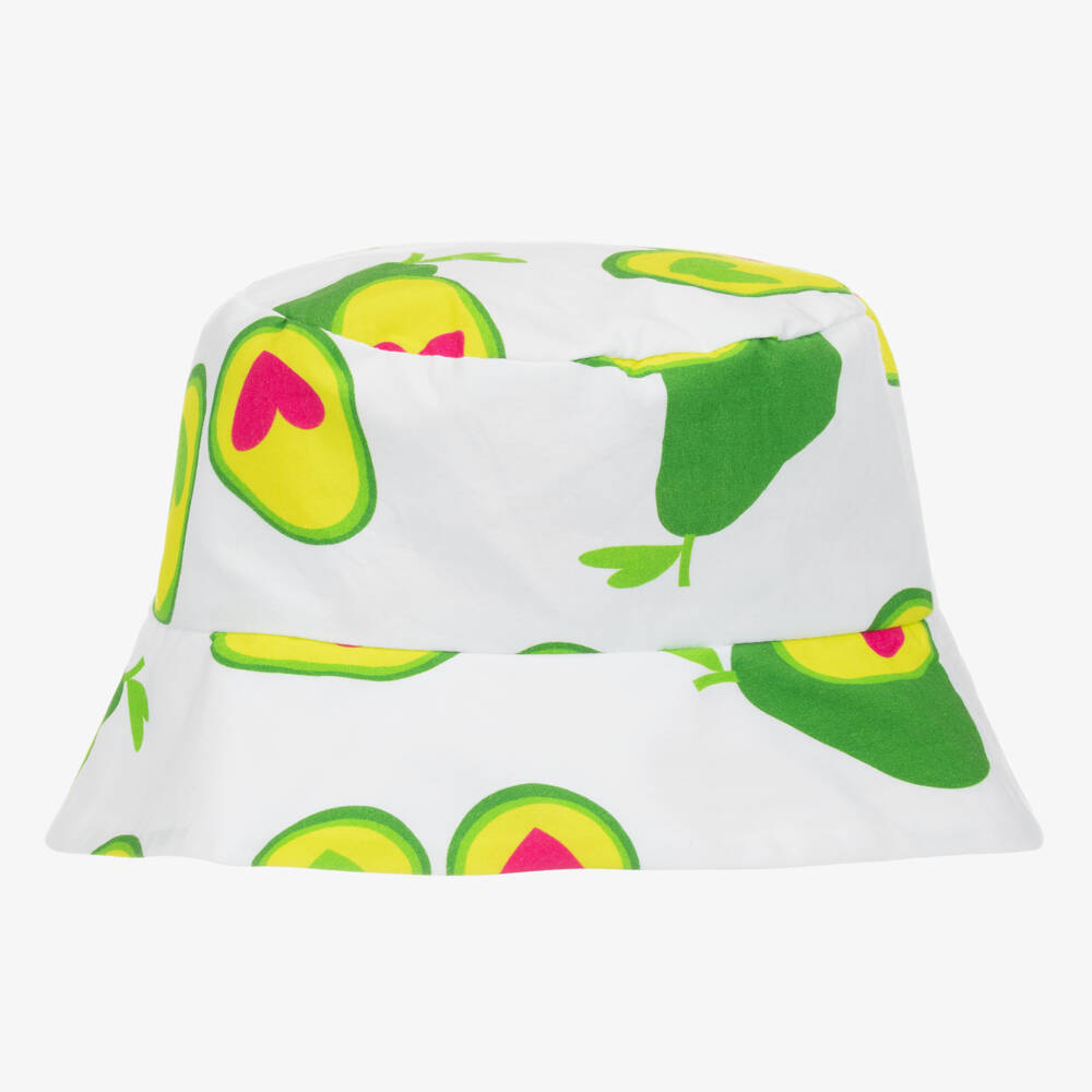 Agatha Ruiz de la Prada-Girls White Cotton Sun Hat | Childrensalon Outlet