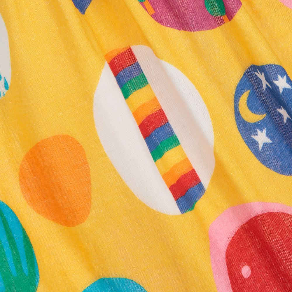 Agatha Ruiz de la Prada-Желтое хлопковое платье для девочек | Childrensalon Outlet