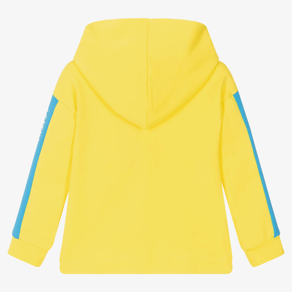 Agatha Ruiz de la Prada-Girls Yellow Cotton Hoodie | Childrensalon Outlet