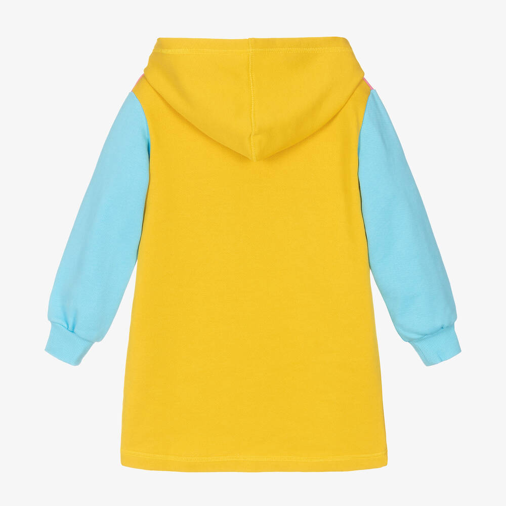 Yellow sweatshirt dress hot sale