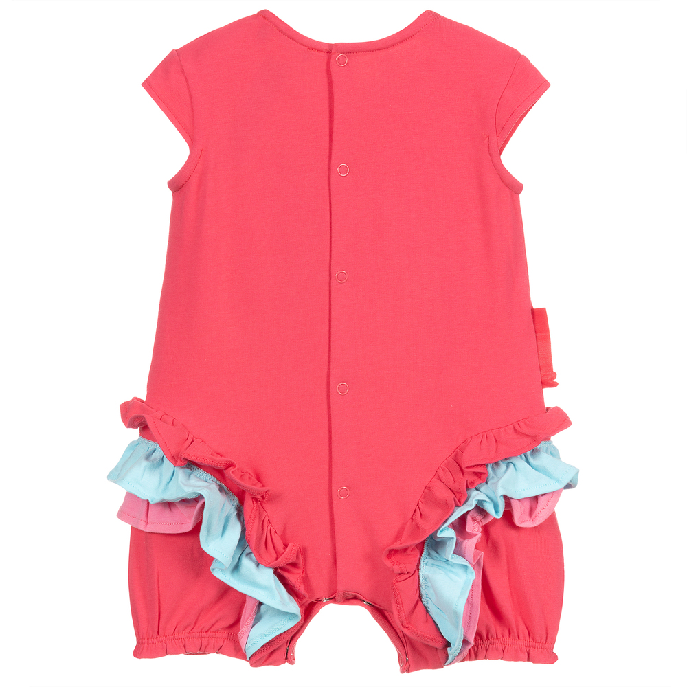 اجاثا رويز دي لا برادا-Pink Cotton Baby Shortie | Childrensalon Outlet
