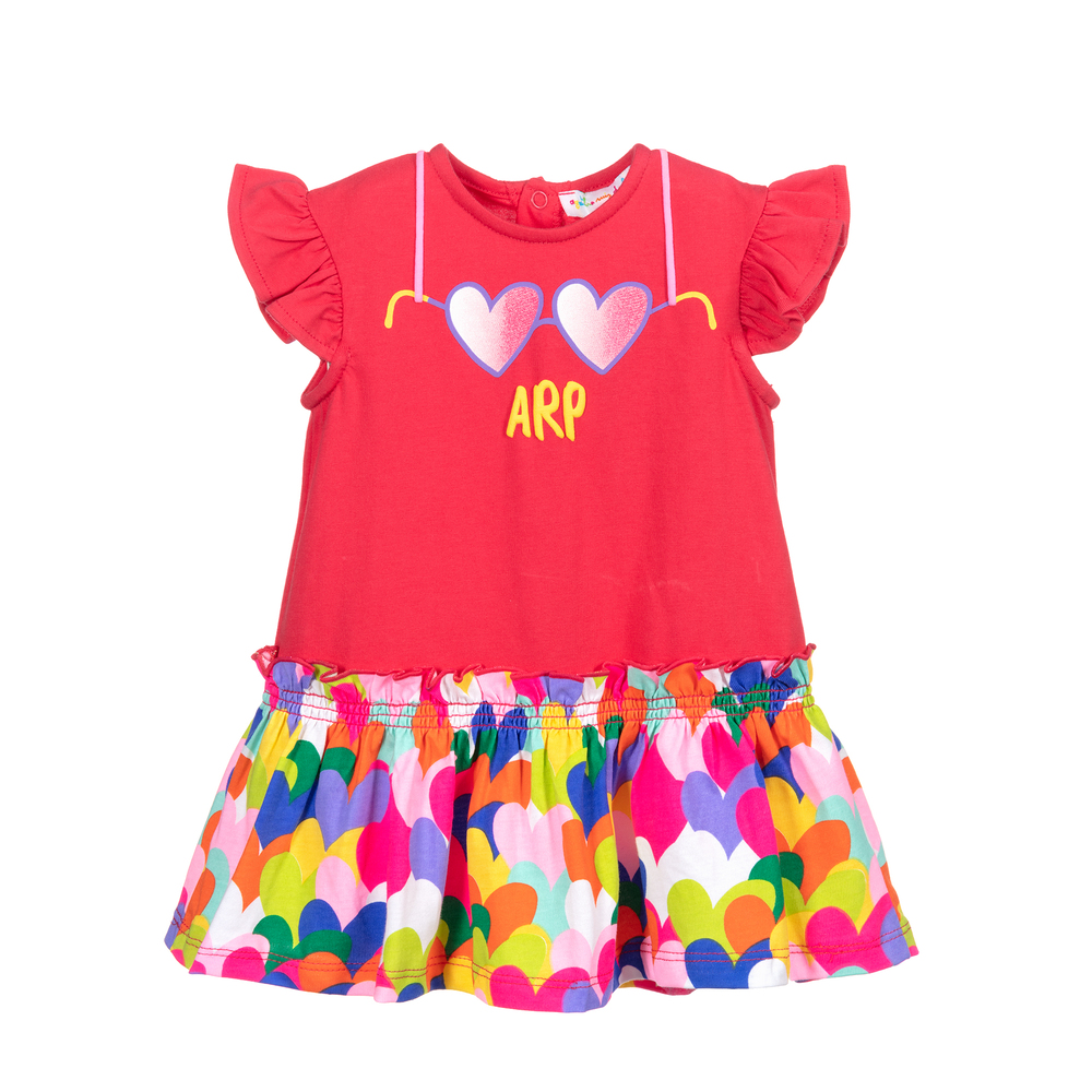 Agatha Ruiz de la Prada - Pink Dress & Knickers Set | Childrensalon