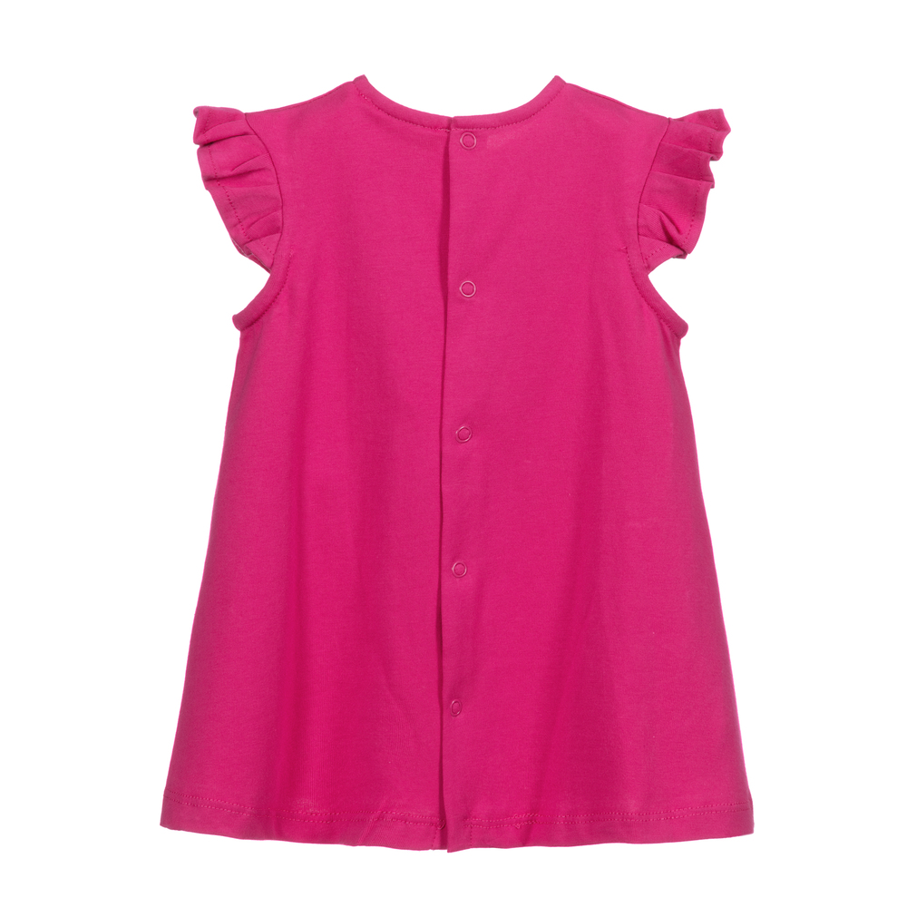 Agatha Ruiz de la Prada-Pink & White Cotton Dress Set | Childrensalon Outlet