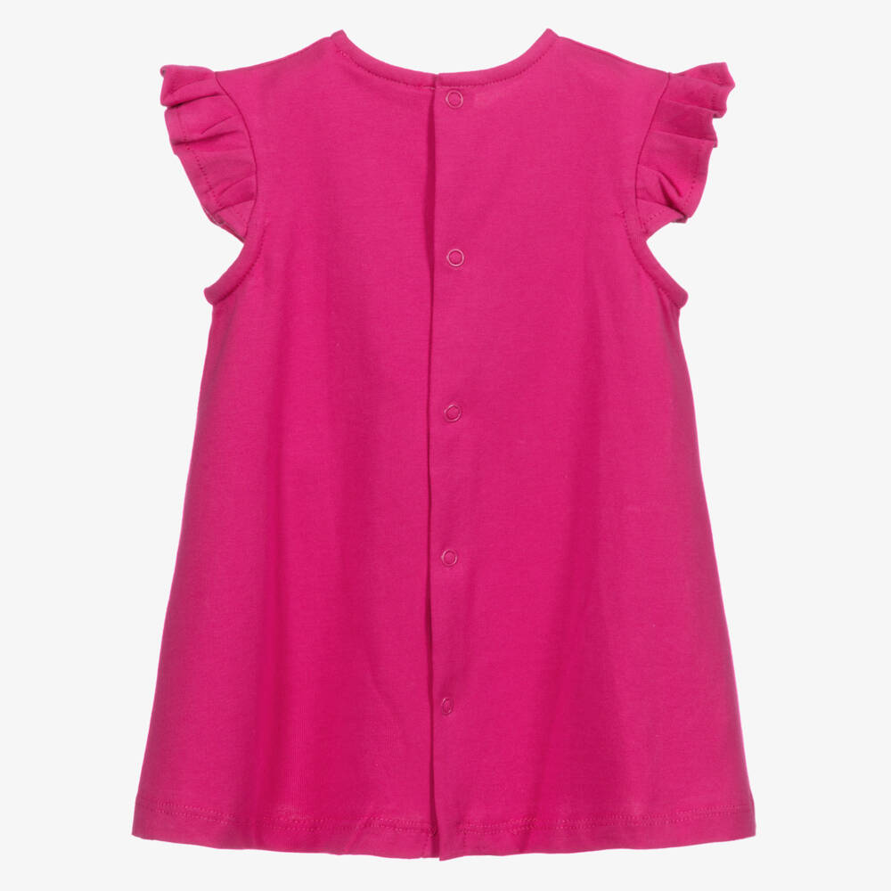 Agatha Ruiz de la Prada-Pink & White Cotton Dress Set | Childrensalon Outlet