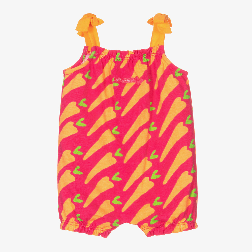 Agatha Ruiz de la Prada - Red Cotton Carrot Baby Shortie | Childrensalon