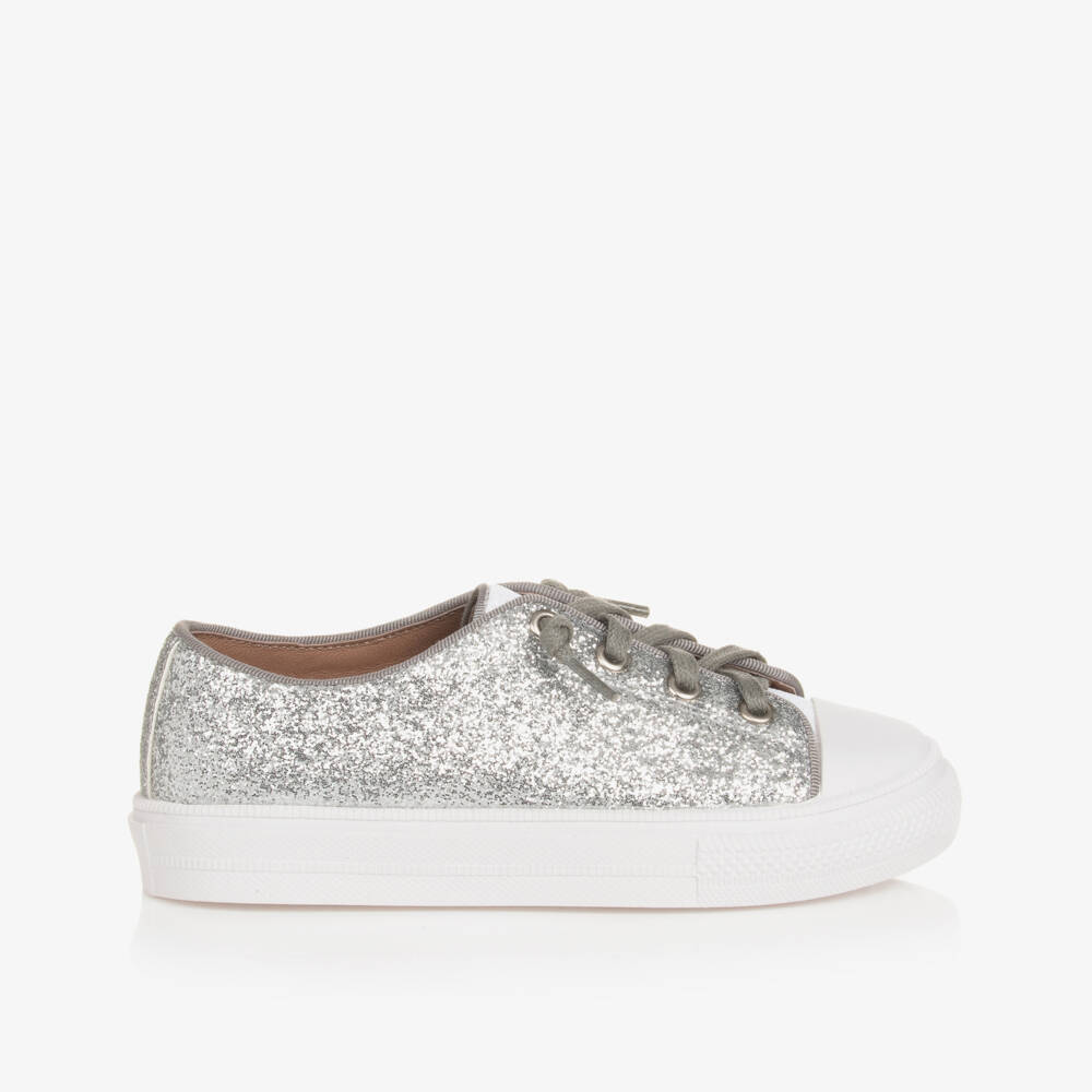 Age of Innocence-Girls Gold & Silver Glitter Trainers | Childrensalon Outlet