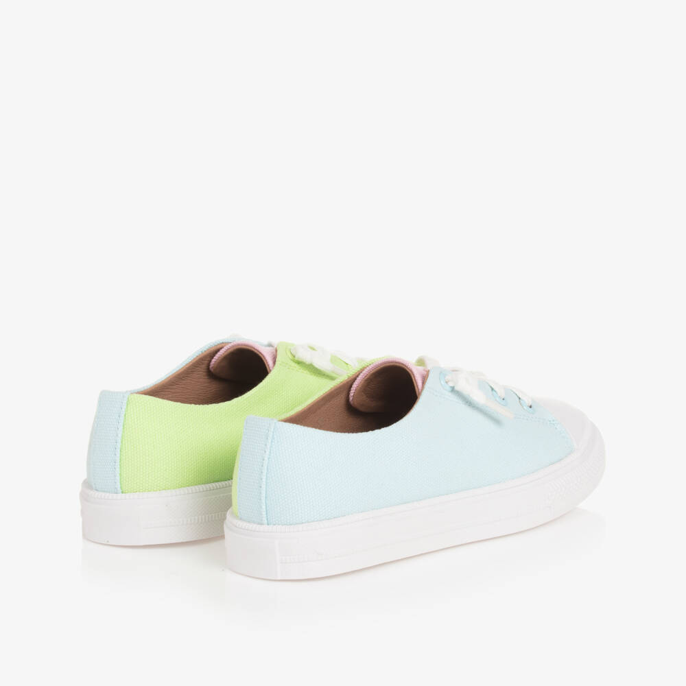 Age of Innocence-Girls Multicolour Canvas Slip-Ons | Childrensalon Outlet