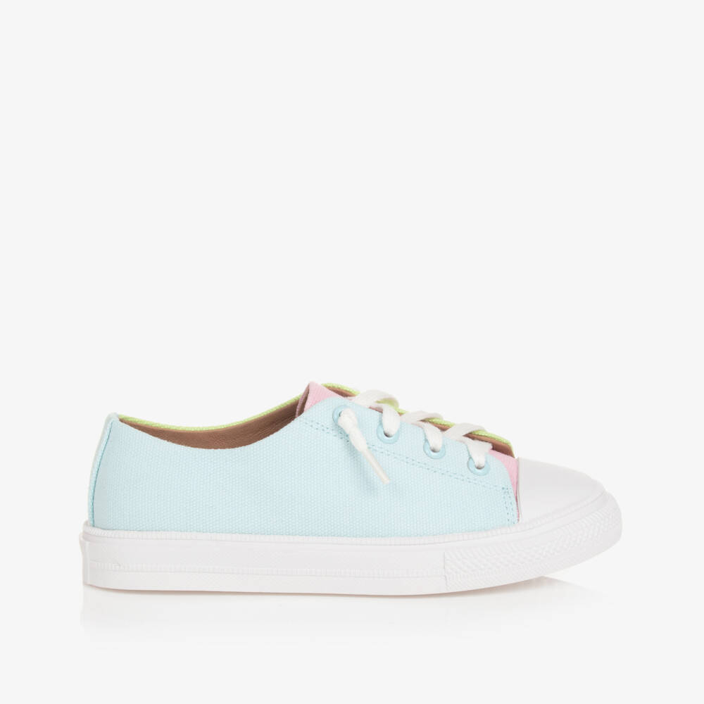 Age of Innocence-Girls Multicolour Canvas Slip-Ons | Childrensalon Outlet