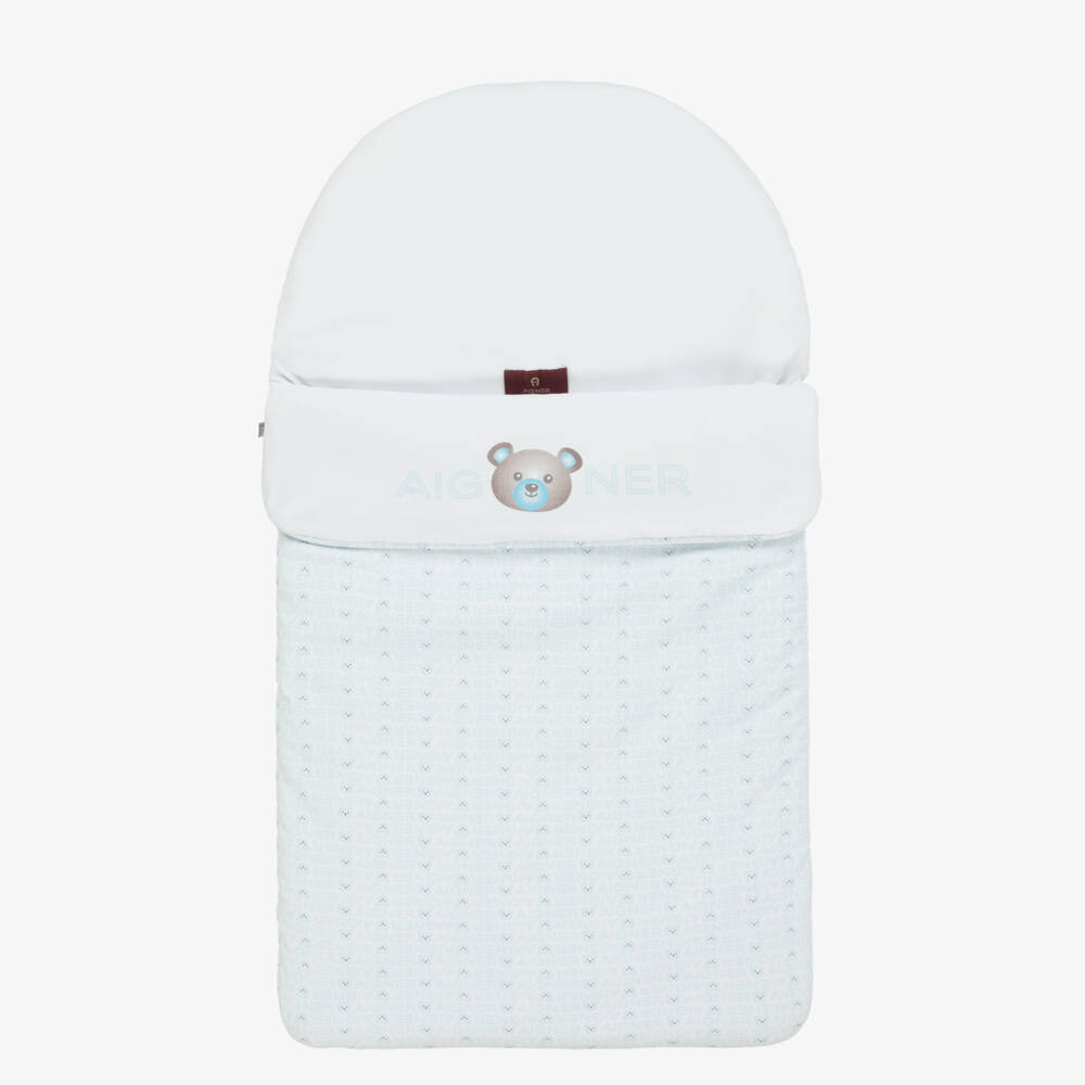 AIGNER-Baby Boy's Sky Cotton Cuddle Cocoon | Childrensalon Outlet