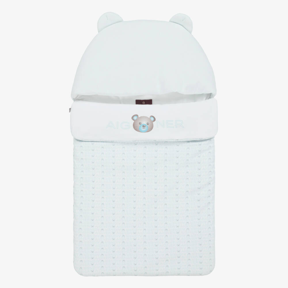 AIGNER-Baby Boy's Sky Cotton Cuddle Cocoon | Childrensalon Outlet