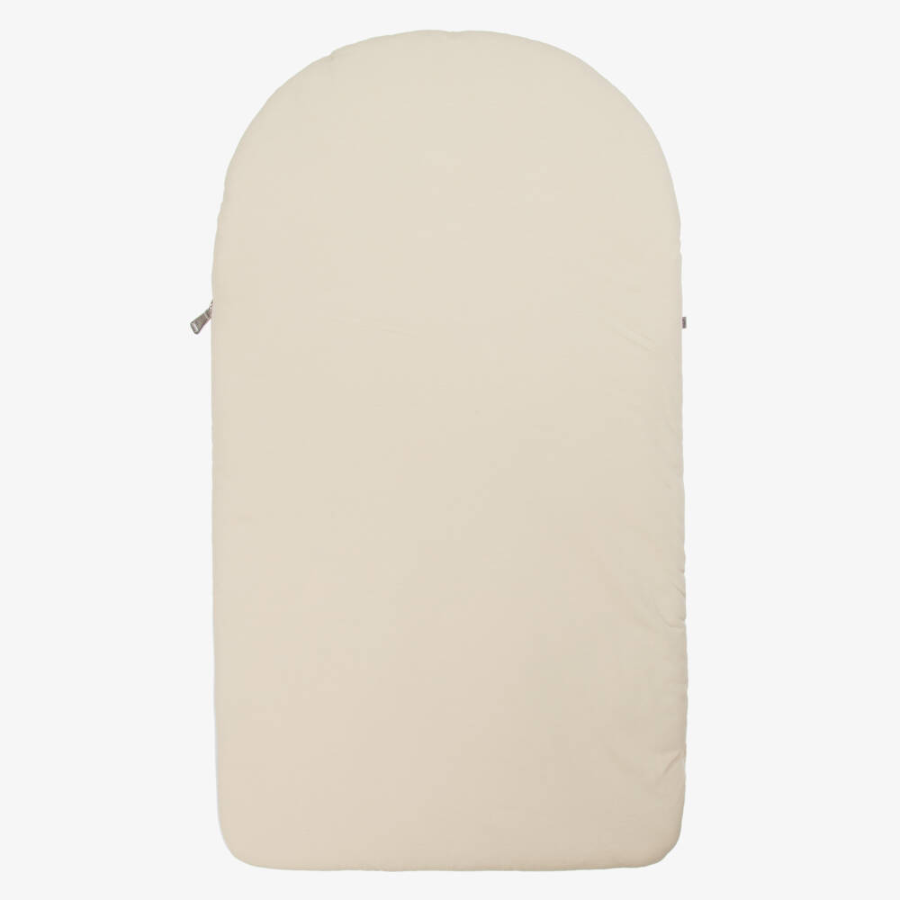 AIGNER-Baby Boys Beige Pima Cotton Padded Nest (74cm) | Childrensalon Outlet