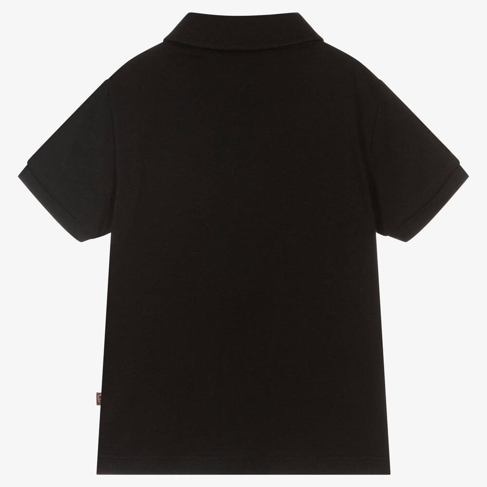 Black baby polo shirt sales