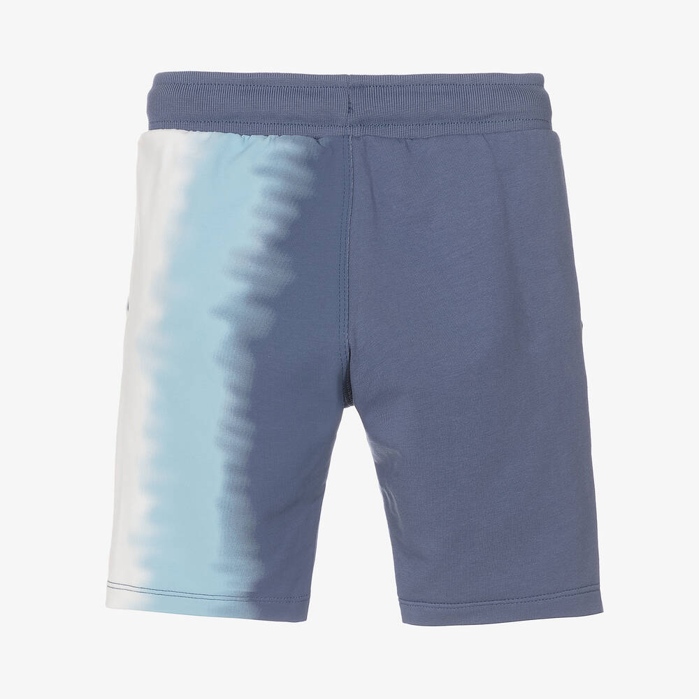 AIGNER-Baby Boys Blue Ombré Logo Shorts | Childrensalon Outlet