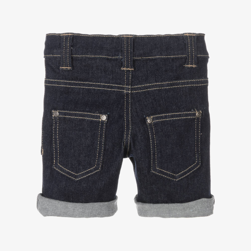 AIGNER-Baby Boys Dark Blue Denim Shorts | Childrensalon Outlet