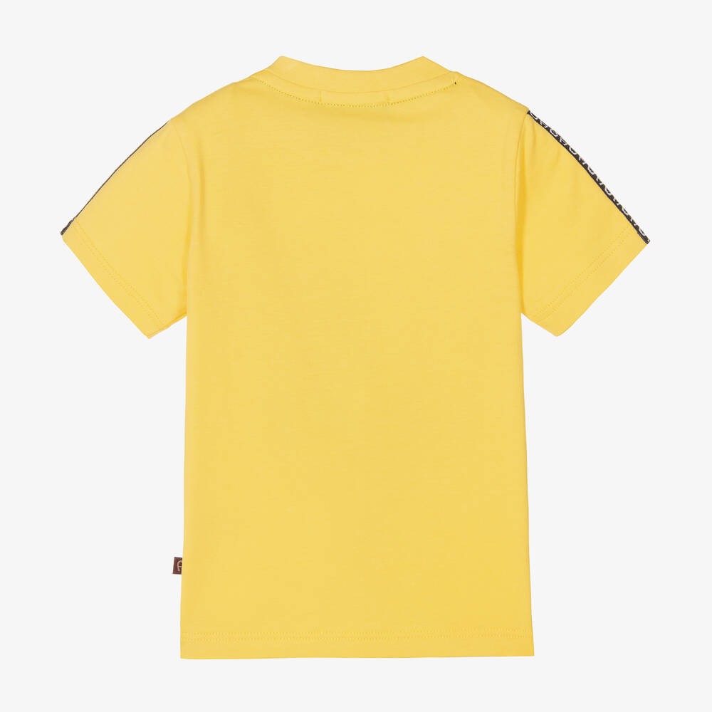 AIGNER-Желтая хлопковая футболка | Childrensalon Outlet