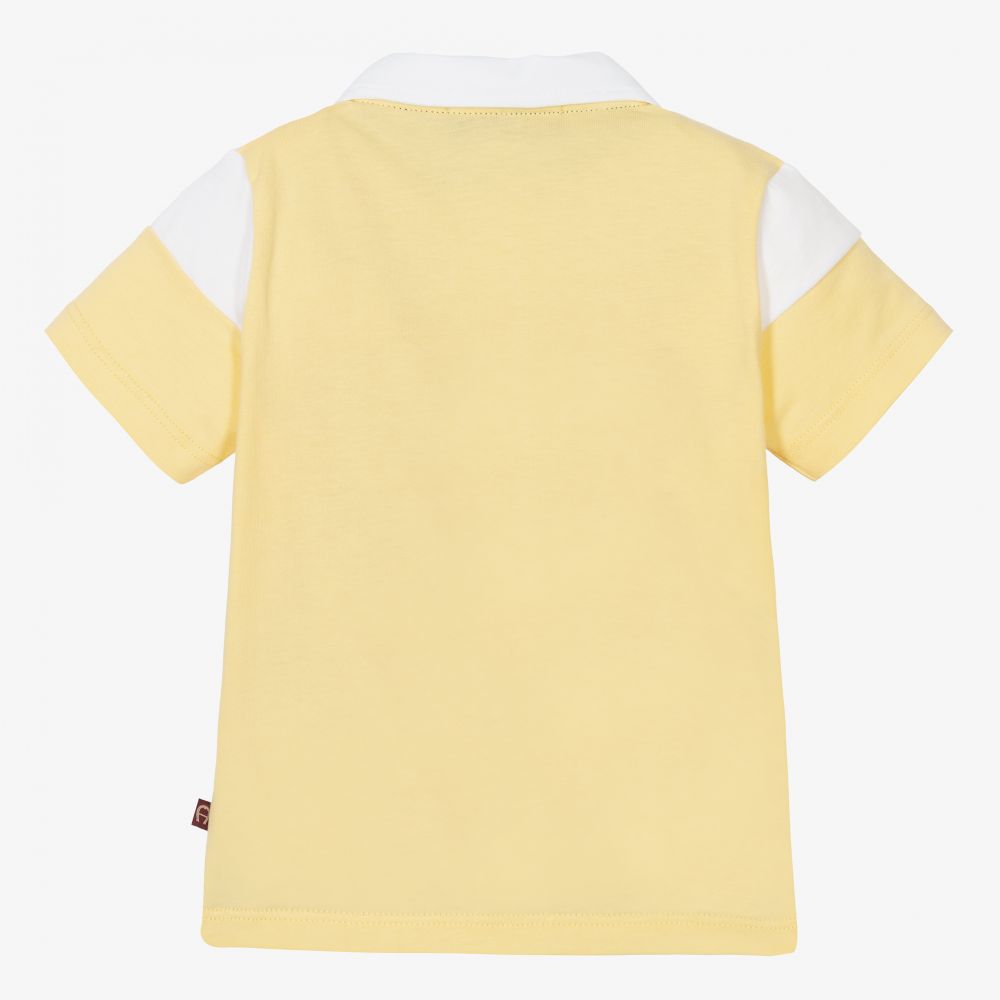 Baby boy yellow polo shirt discount