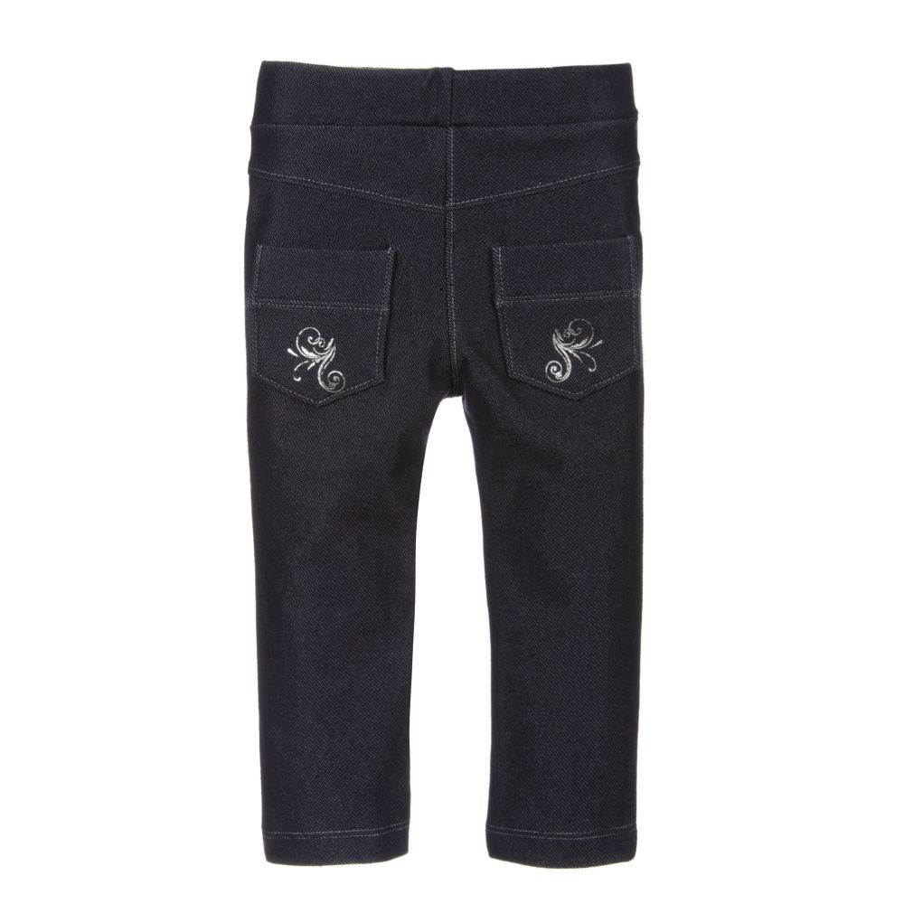 AIGNER-Baby Girls Blue Jeggings | Childrensalon Outlet