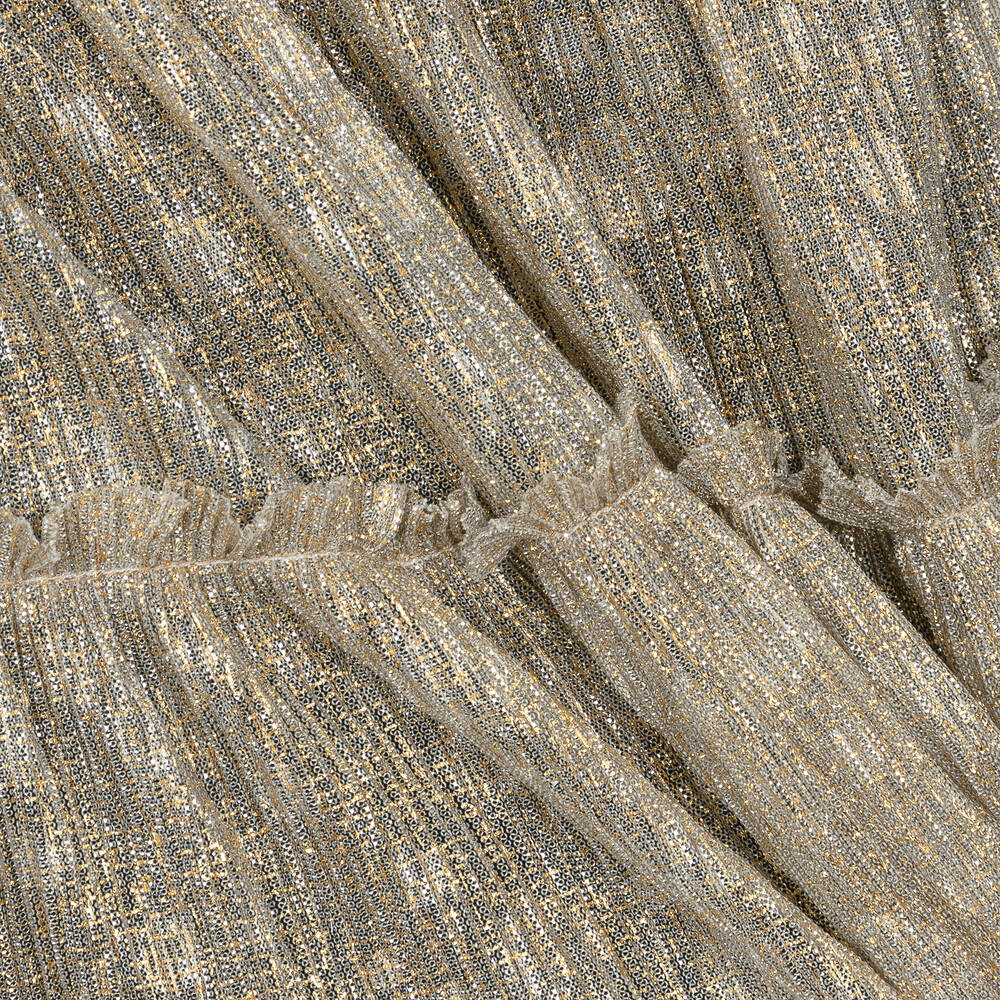 AIGNER-تنورة أطفال بناتي بليسيه بطبقات لون ذهبي | Childrensalon Outlet