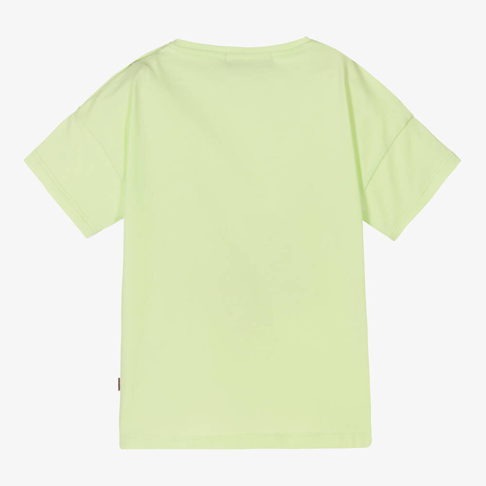 AIGNER-Baby Girls Green Spot Print Logo T-Shirt | Childrensalon Outlet