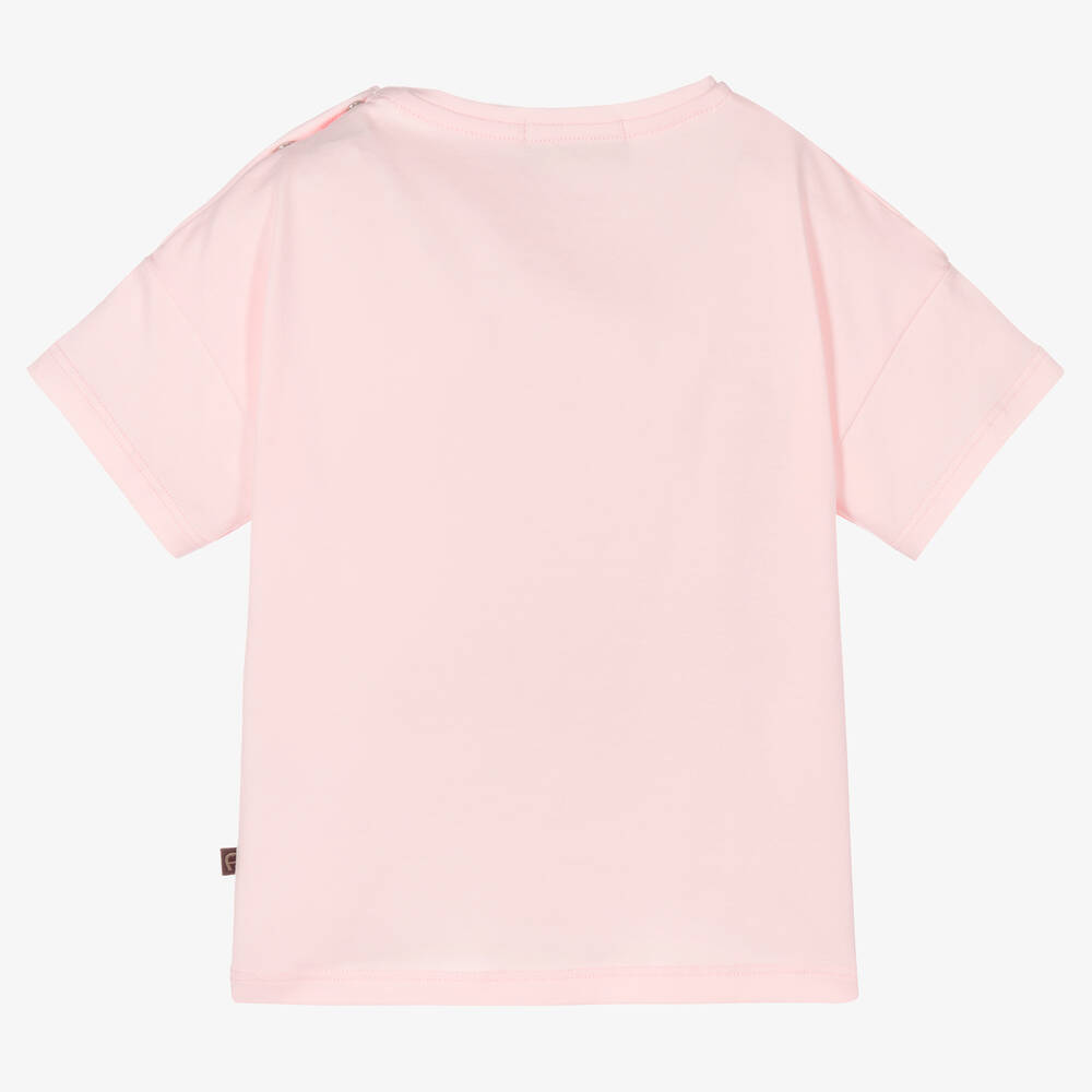 AIGNER-Розовая хлопковая футболка | Childrensalon Outlet