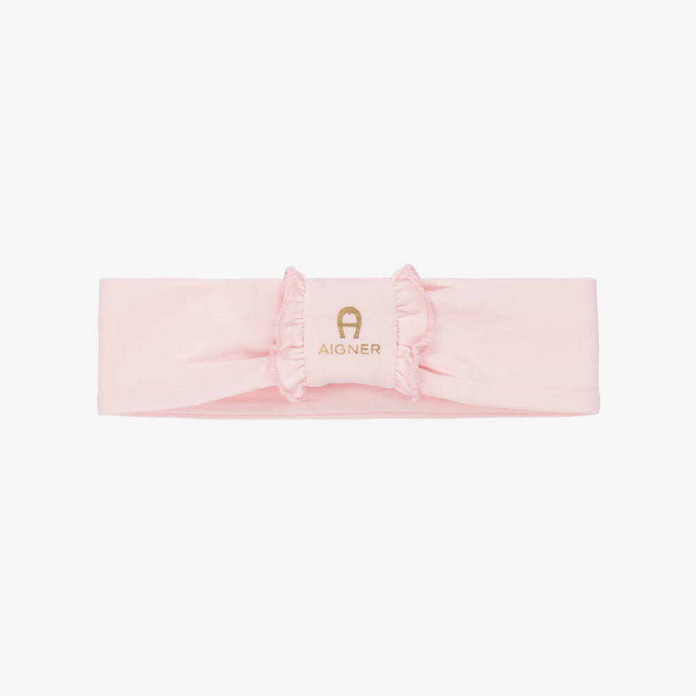 AIGNER-Baby Girls Pink Headband | Childrensalon Outlet