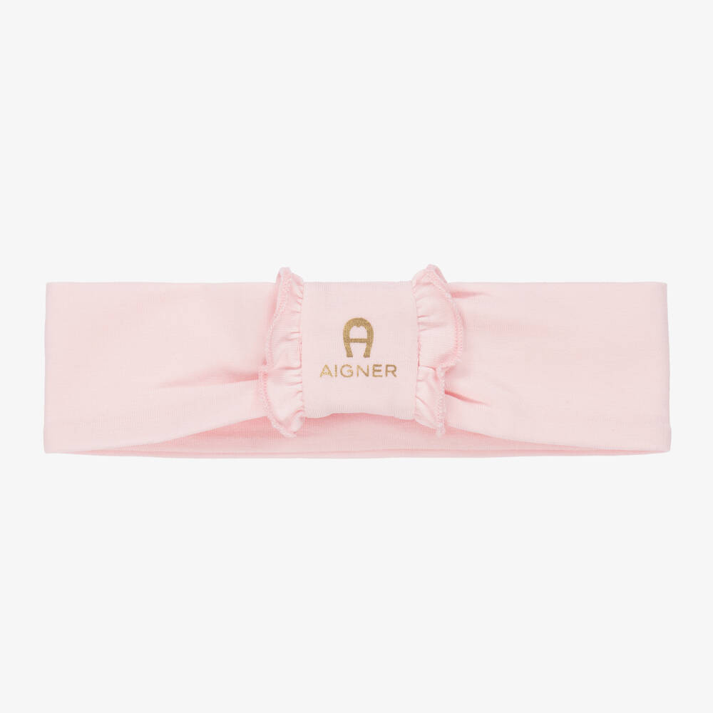AIGNER-Baby Girls Pink Headband | Childrensalon Outlet