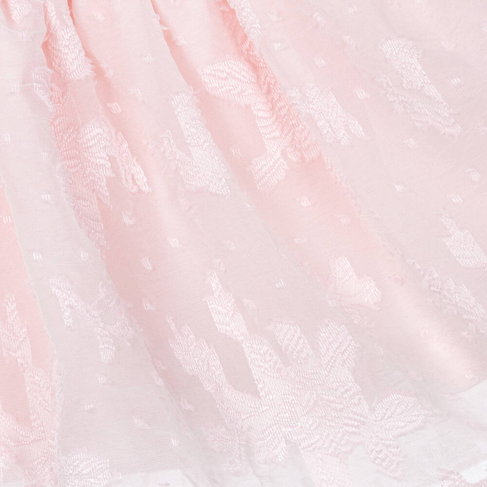 AIGNER-Розовое блестящее платье с принтом-сумкой | Childrensalon Outlet