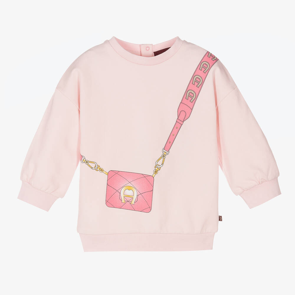 AIGNER - Sweat rose Bébé | Childrensalon