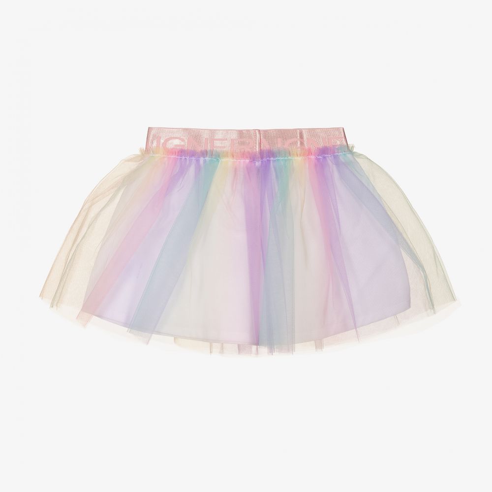 Rainbow skirt baby girl sales