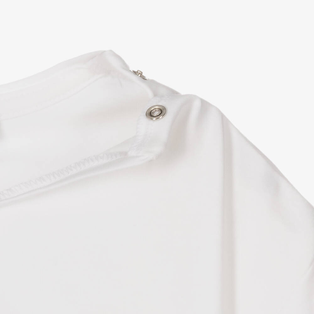 AIGNER-Белая хлопковая футболка | Childrensalon Outlet