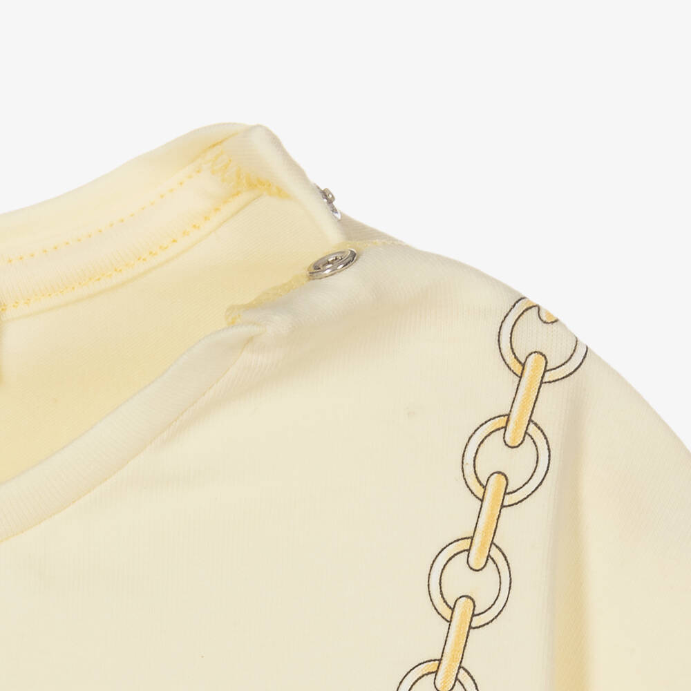 AIGNER-Желтая хлопковая футболка | Childrensalon Outlet