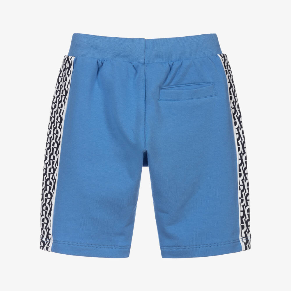AIGNER-Blue Logo Baby Shorts | Childrensalon Outlet