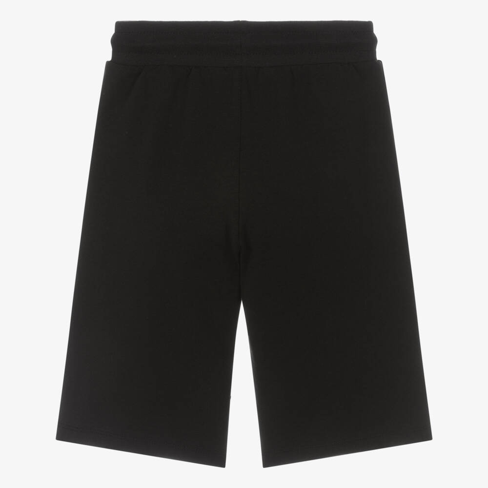 AIGNER-Шорты из черного трикотажа с карманами на молнии для мальчиков | Childrensalon Outlet