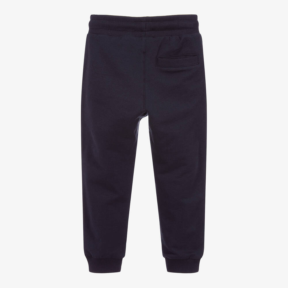 اقنر-جوغرز لوغو قطن جيرسي لون كحلي للأولاد | Childrensalon Outlet