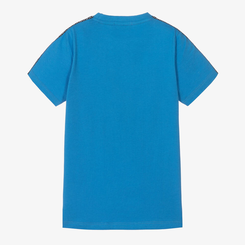 AIGNER-Голубая хлопковая футболка | Childrensalon Outlet