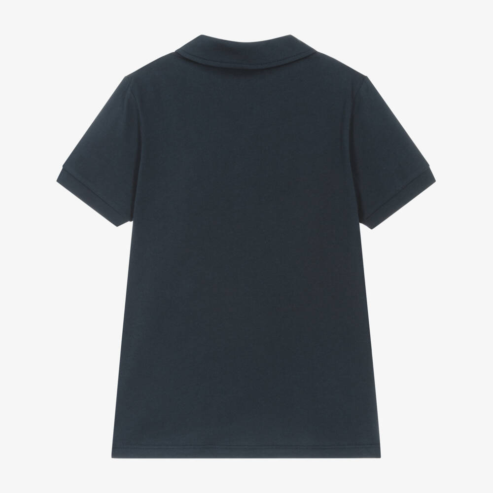 AIGNER-Классическая синяя рубашка поло для мальчиков | Childrensalon Outlet