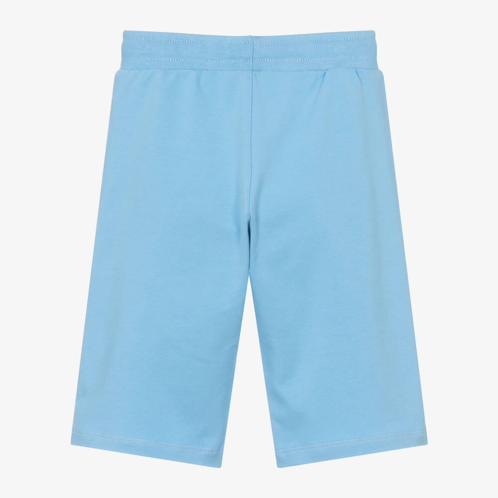 AIGNER-Boys Cotton Jersey Blue Shorts | Childrensalon Outlet