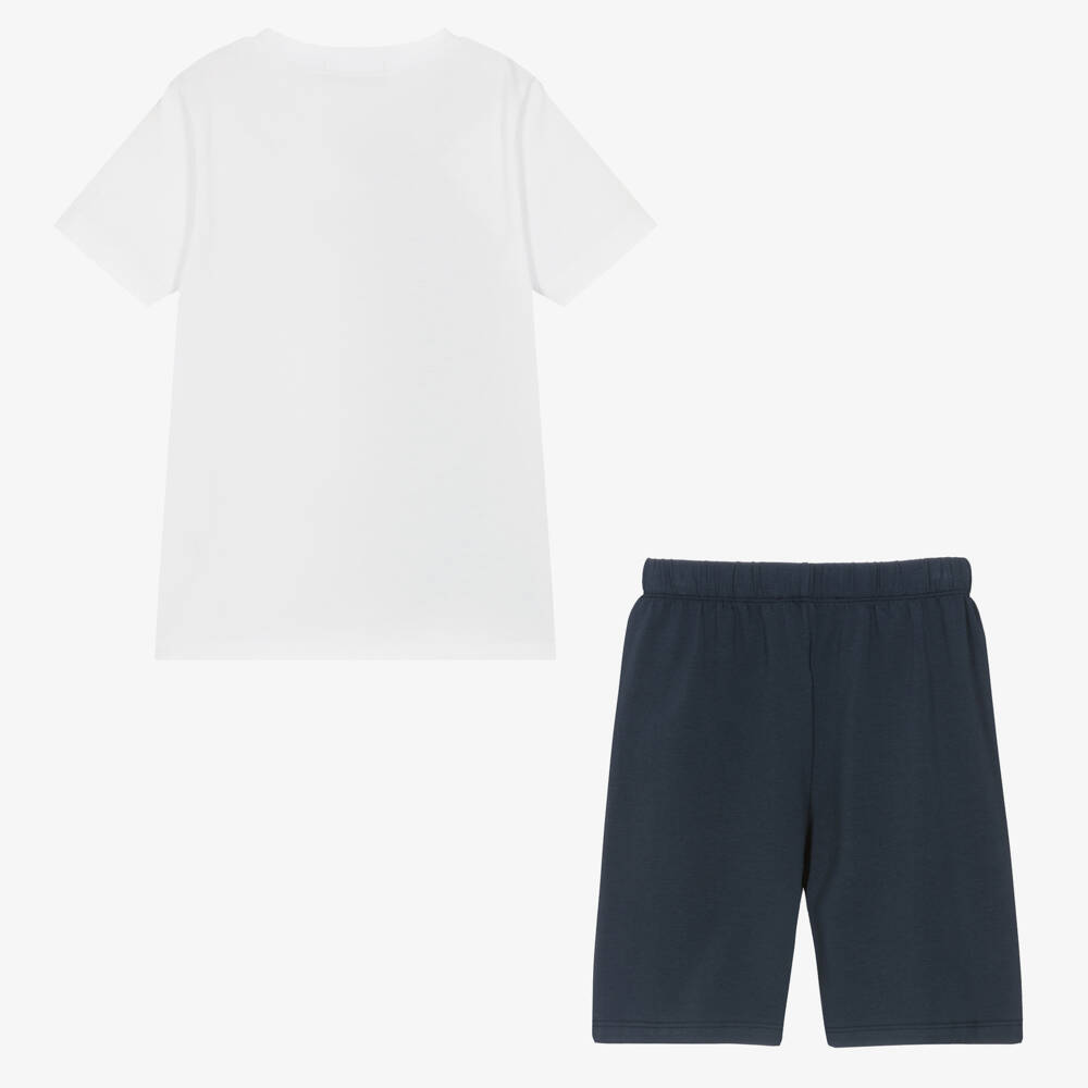 AIGNER-طقم نوم دافئ للأولاد بلون كحلي | Childrensalon Outlet