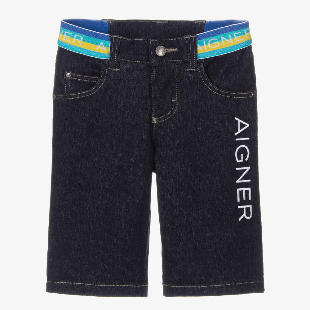 AIGNER-Синие джинсовые шорты для мальчиков | Childrensalon Outlet
