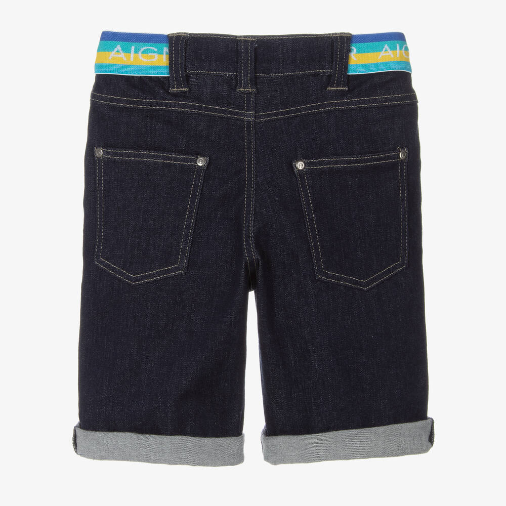 AIGNER-Синие джинсовые шорты для мальчиков | Childrensalon Outlet