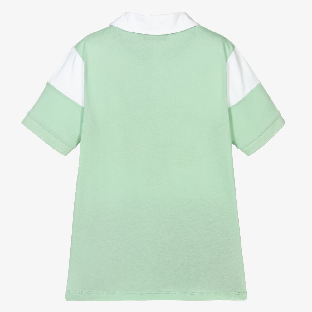 AIGNER-Зеленая рубашка поло для мальчиков | Childrensalon Outlet