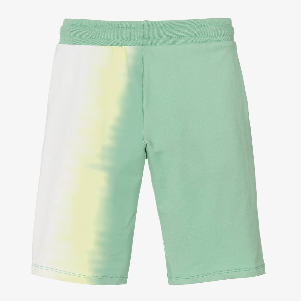 AIGNER-شورت قطن جيرسي لون أخضر للأولاد | Childrensalon Outlet