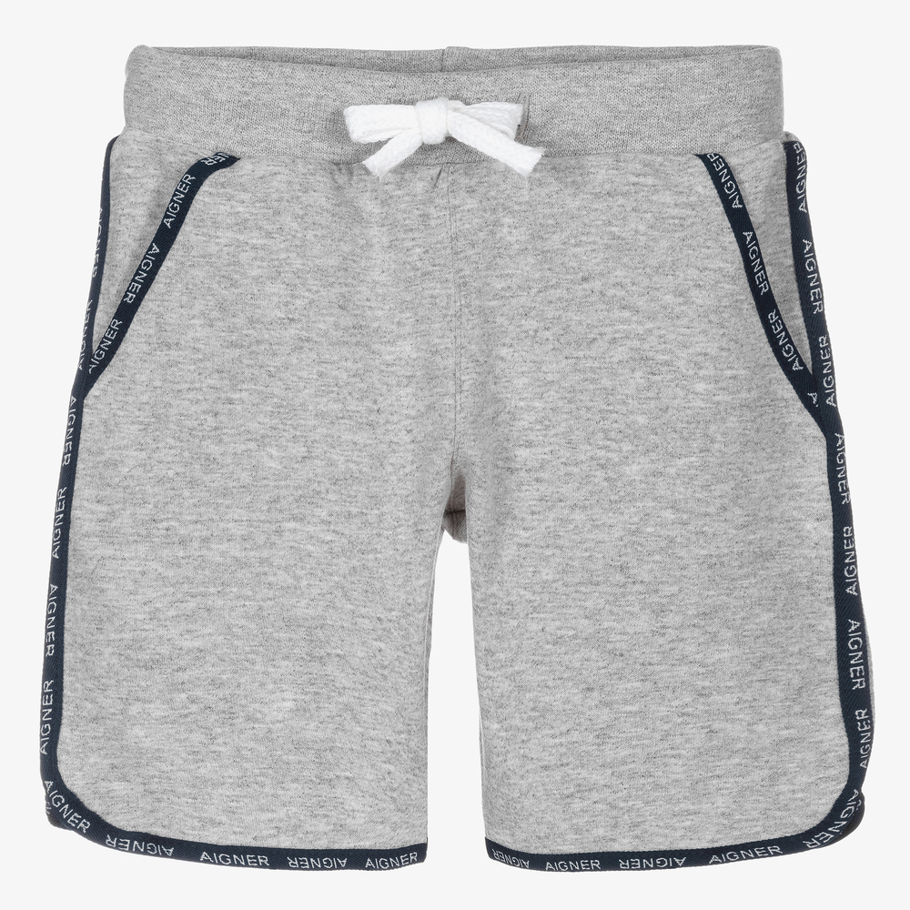 AIGNER - Graue Jersey-Shorts für Jungen | Childrensalon