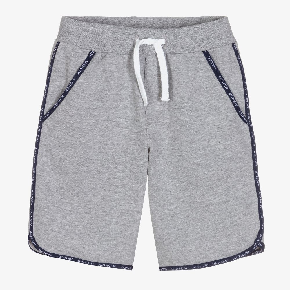 AIGNER - Graue Jersey-Shorts für Jungen | Childrensalon