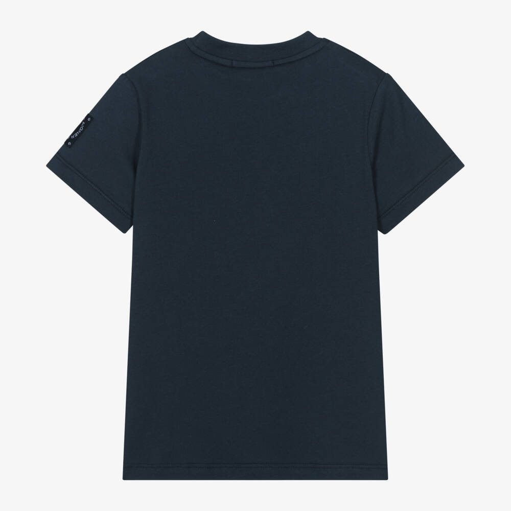 AIGNER-Футболка синий хлопковая для мальчиков | Childrensalon Outlet