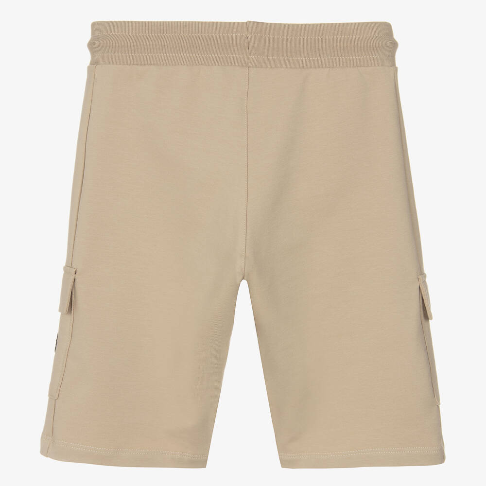 AIGNER-شورت كارغو قطن لون بيج للأولاد | Childrensalon Outlet