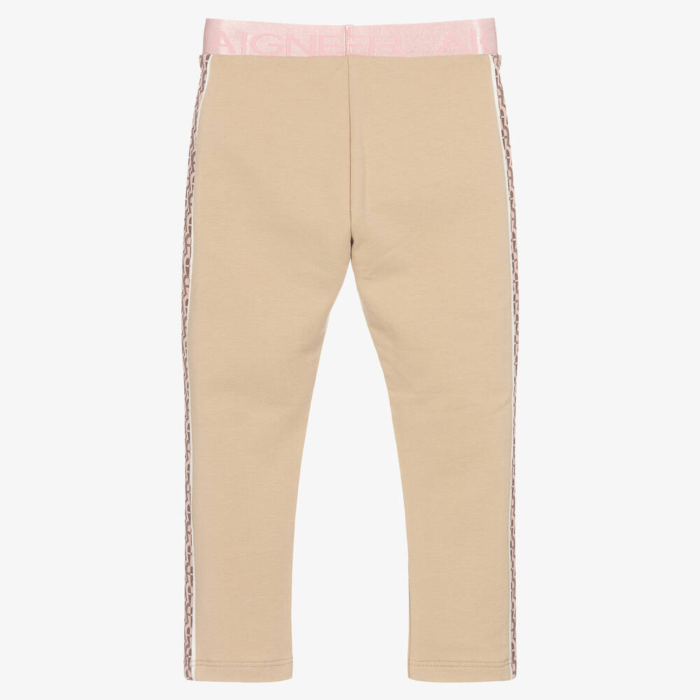 Girls beige leggings hot sale