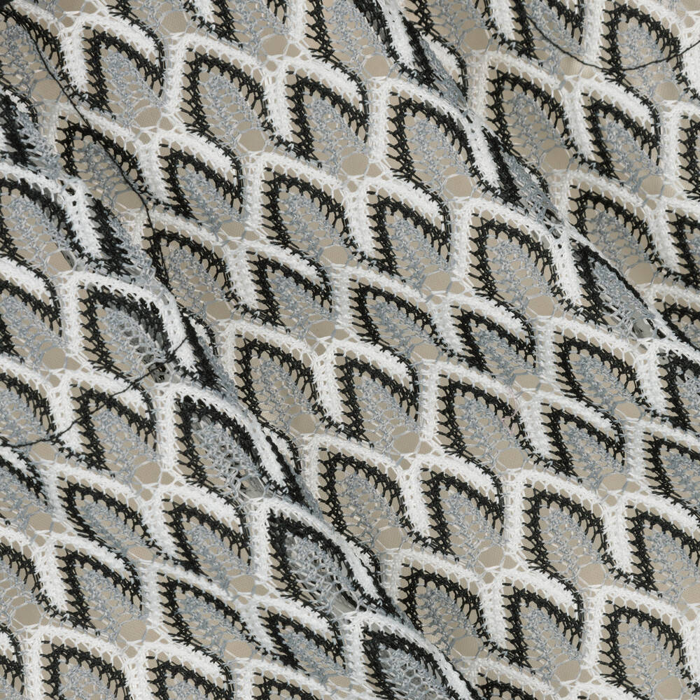 AIGNER-Girls Black Crochet Lace Dress | Childrensalon Outlet