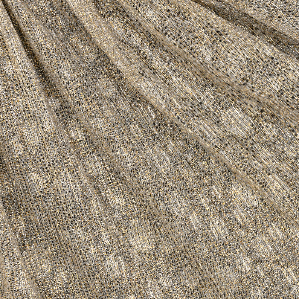 AIGNER-Girls Black & Metallic Gold Cotton Dress | Childrensalon Outlet