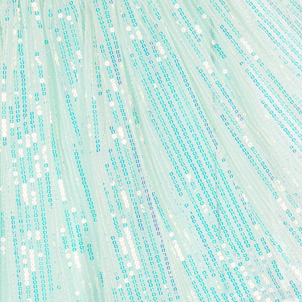 AIGNER-Girls Blue Sequin Tulle Skirt | Childrensalon Outlet